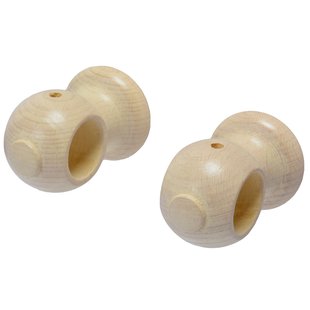 Decomode Gordijnroede Steunen Apollo Beuk 28mm 2 Stuks