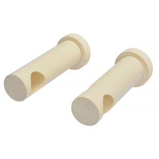Decomode Gordijnroede Steunen Plafond Beuk 28mm 2 Stuks