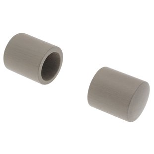 Decomode Eindknop Gordijnroede Taupe 28mm 2st