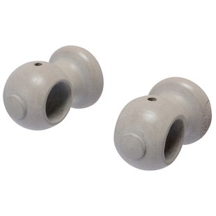 Decomode Gordijnroede Steunen Apollo Taupe 28mm 2 Stuks