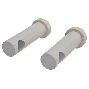 Decomode Gordijnroede Steunen Plafond Taupe 28mm 2 Stuks