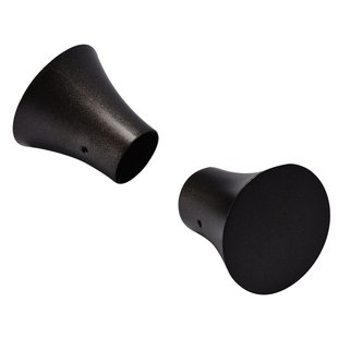 Decomode Eindknop Gordijnroede Saxo Antraciet 28mm 2st