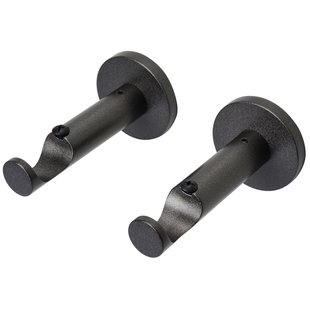 Decomode Gordijn Oplegsteunen Antraciet 28mm 2 Stuks