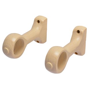 Decomode Gordijnroede Steunen Mono Gm Beuk 35mm 2 Stuks