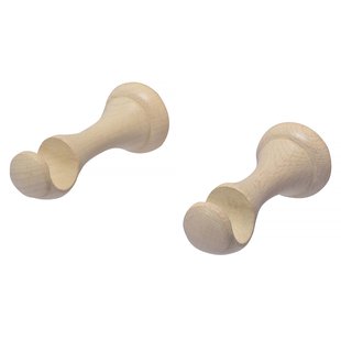 Decomode Gordijnroede Steunen Open Beuk 20mm 2 Stuks