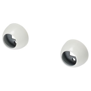 Decomode Gordijnroede Steunen Idd Wit 20mm - 2 Stuks