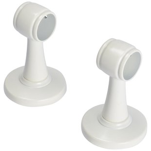 Decomode Gordijnroede Steunen Plafond Wit 20mm 2 Stuks
