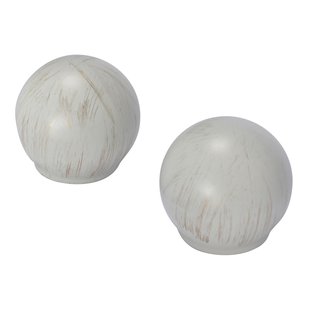 Decomode Eindkop Cap Zwart 20mm 2x