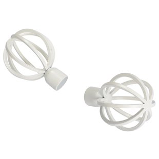 Decomode Eindkop Cage Antraciet 20mm 2x