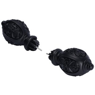 Decomode Gordijnknop Versailles Zwart - 2 Stuks