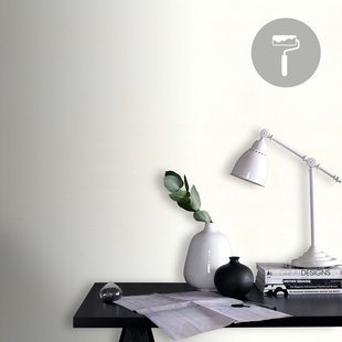 Sencys Overschilderbaar Vliesbehang Linnen - Wit - 10,05m X 104cm