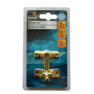 Sencys Raamgrendel Zink Vermessingd 47 Mm