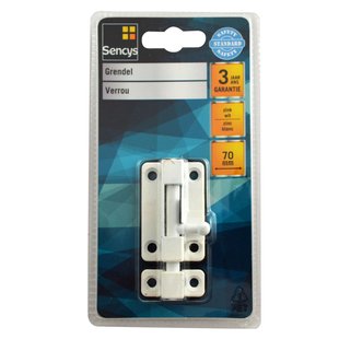 Sencys Deurgrendel - Zink - 70 Mm