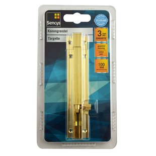 Sencys Kanongrendel Gepolijst Messing 100mm