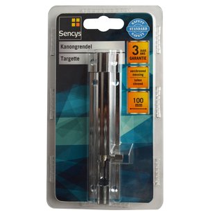 Sencys Kanongrendel - Verchroomd Messing - 100 Mm