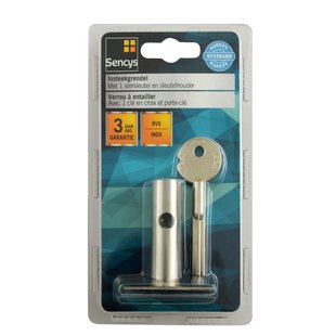 Sencys Insteekgrendel 55 As 33 - Rvs - 55 Mm