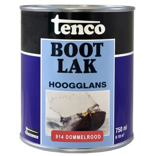 Tenco Bootlak Dommelrood Hoogglans 750ml