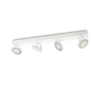 Philips Ledspot Clockwork Wit 4x4,5w