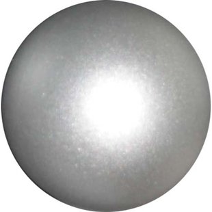 Meubelknop 254 - Pvc - Zilverkleurig - 25mm - Set Van 6