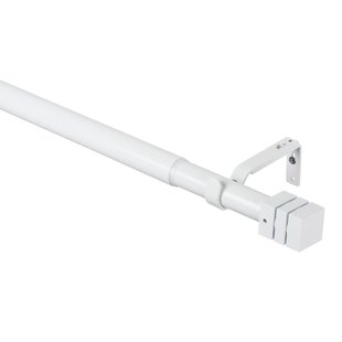 Amsterdam Uitschuifbare Gordijnroede Wit 170-300 Cm X 25-28mm