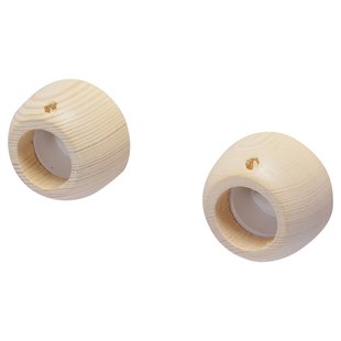 Baseline Gordijnsteun Grenen 28mm 2 Stuks