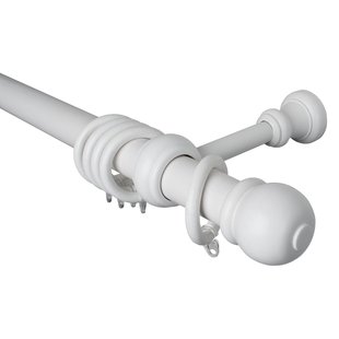 Gordijnroede Set Oslo Wit 150cmx35mm