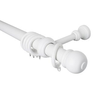 Gordijn Kit Deko Wit Hout 120cm 28mm