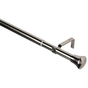 Decomode Stockholm Uitschuifbare Gordijnroede Zwart 170-200 Cm X 25-28mm