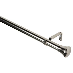 Stockholm Uitschuifbare Gordijnroede Zwart 170-300 Cm X 25-28mm