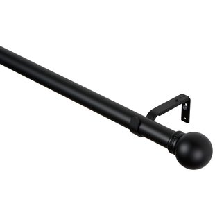 Gordijnroede - Madrid - Uitschuifbaar - Zwart - Diam. 25-28mm 170-300cm