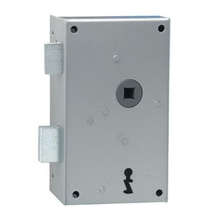 Sencys Verticaal Oplegslot Linksdraaiend M980 Staal Grijs 57x50mm