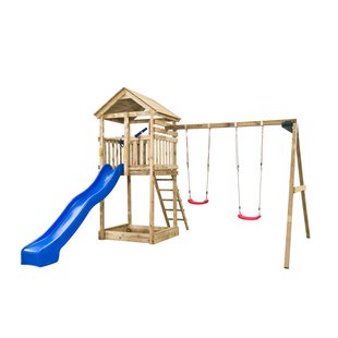 Swingking Speeltoren Daan Met Glijbaan 400x320x420cm