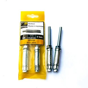 Sencys Keilbout Staal - Diam. 14x120mm - 2 Stuks