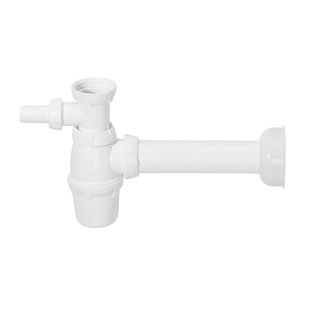 Wirquin Spoelbaksifon Met Muurbuis Wit