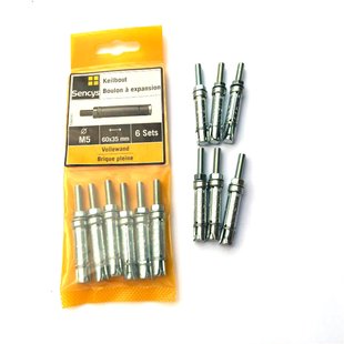 Sencys Keilbout Staal - Diam. 8x60 Mm - 6 Stuks