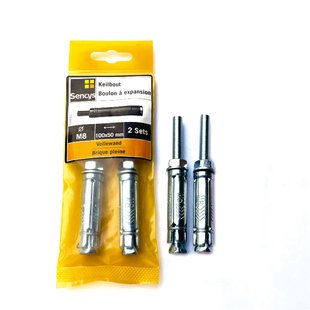 Sencys Keilbout Staal - Diam. 14x100mm - 2 Stuks