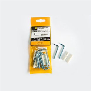 Sencys Vollewandplug Ob51 Nylon - Diam. 6x30mm - 10 Stuks