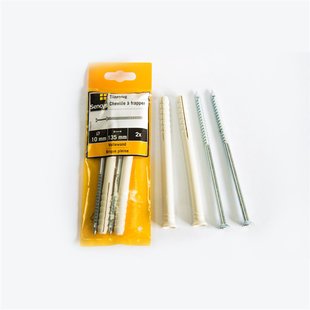 Sencys Slagplug Kunststof - Diam. 10x135mm - 2 Stuks