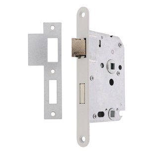 Sencys Badkamerslot Voorplaat Wit 50mm