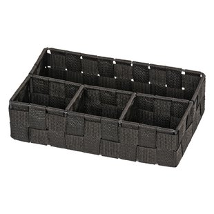 Wenko Organizer Adria 4-vaks 26x6,5x17cm Zwart