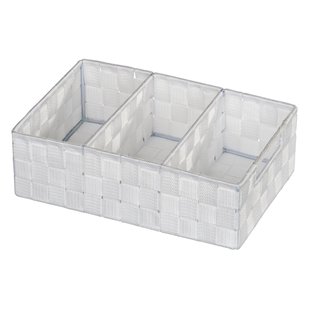 Wenko Organizer Adria 3-vaks 32x21x10cm Met Wit