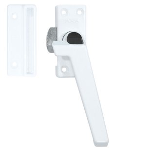 Axa - Raamsluiting - Model 3308 - Aluminium Wit - Afsluitbaar Met Knop - Rs