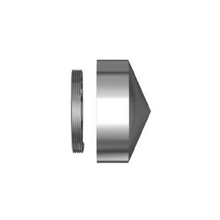 Sencys Afdekkap Voor Schroeven Messing/chroom 16mm 5 Stuks