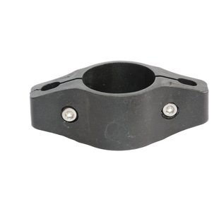 Giardino Middenklem Voor Ronde Paal Zwart 48mm