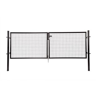 Giardino Dubbele Poort H150 X L2x150cm Zwart
