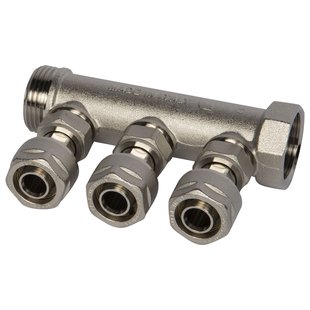 Sanivesk Meerlagen Sanitair-verdeler 3-groeps 1fx20mm