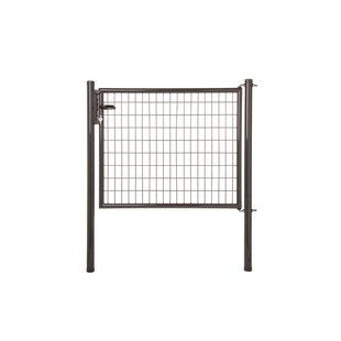 Giardino Enkele Poort Napoli H 120 X L 125cm Antraciet