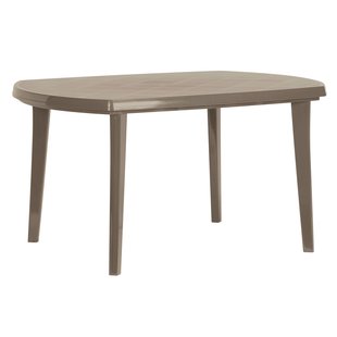 Jardin Tuintafel Elise Kunststof Cappuccino 137x90cm