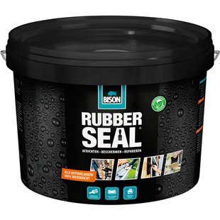Bison Rubber Seal Coating Noir 2,5l