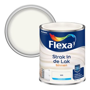 Flexa Strak In De Lak Zijdeglans Wit 750ml